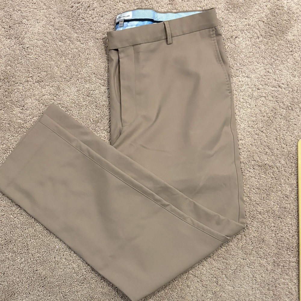 Peter Millar Khaki Golf Pants for Men